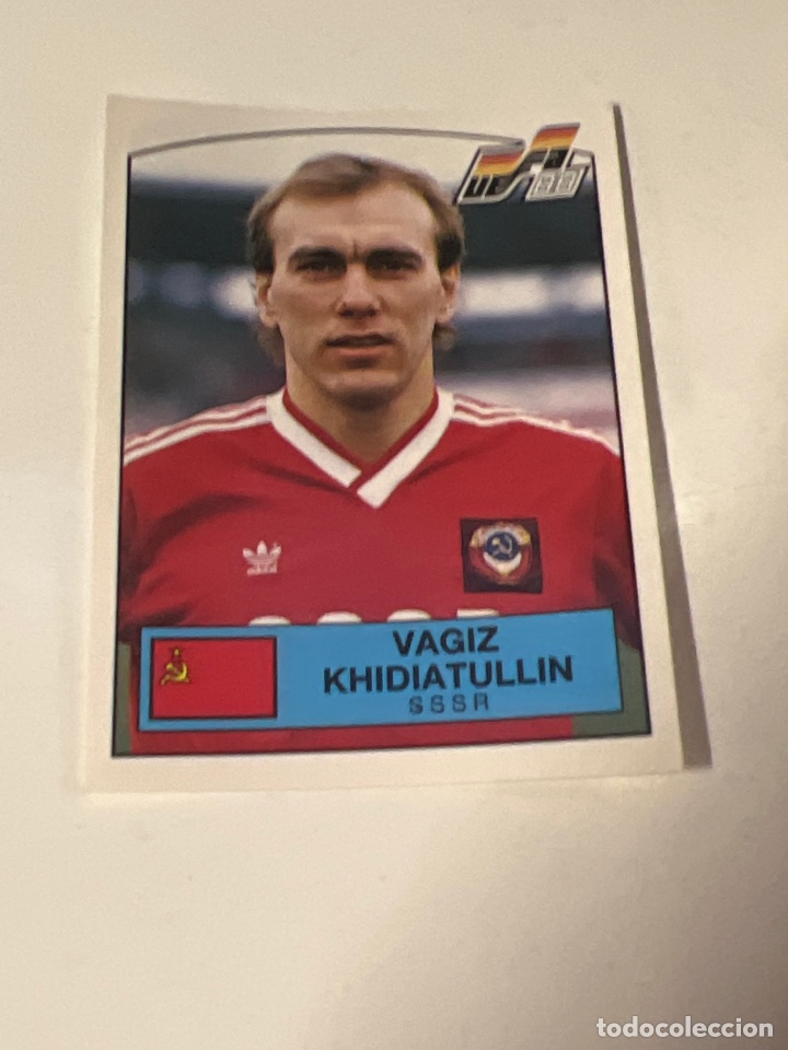 Cartes &agrave; collectionner de Football: A1726. CROMO EURO 88 #245# VAGIZ KHIDIATULLIN