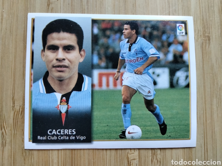Cromos de F&uacute;tbol: CACERES CELTA DE VIGO EDICIONES ESTE 98 99 1998 1999 SIN PEGAR CROMO FUTBOL UNIFICO ENVIOS