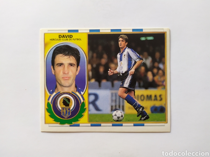 Fu&szlig;ball-Sticker: Liga este 1996 1997 96 97 David H&eacute;rcules sin pegar