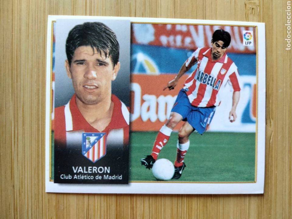Cromos de f&uacute;tbol: VALERON ATLETICO DE MADRID EDICIONES ESTE 98 99 1998 1999 SIN PEGAR FUTBOL UNIFICO ENVIOS