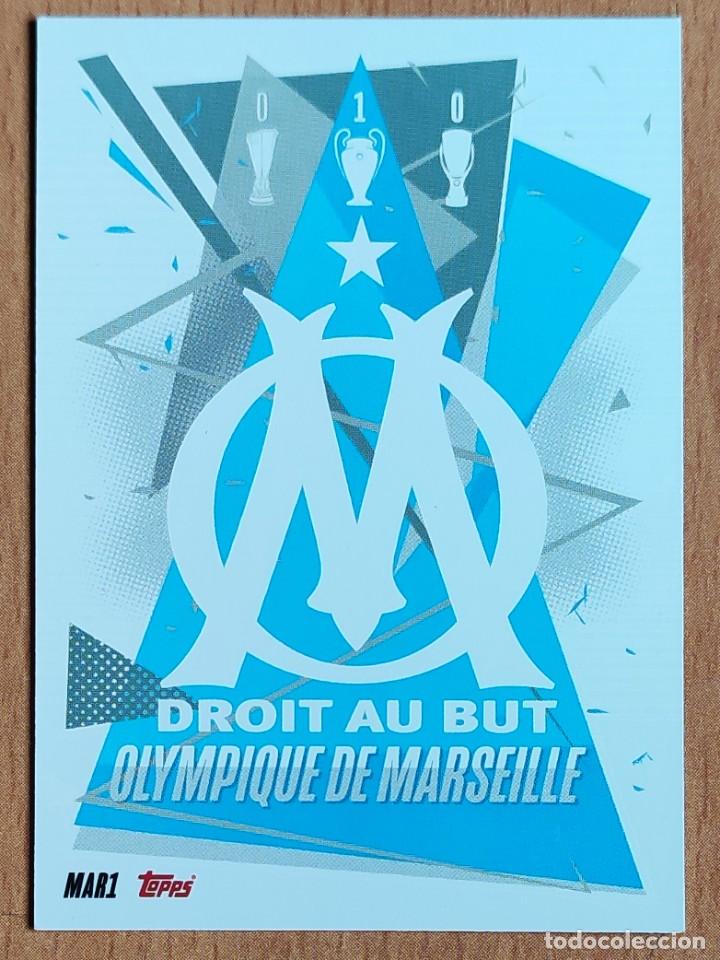 Football Stickers: MAR1 ESCUDO OLYMPIQUE DE MARSEILLE CHAMPIONS LEAGUE 20 21 FICHAS ALBUM TOPPS MATCH ATTAX 2020 2021