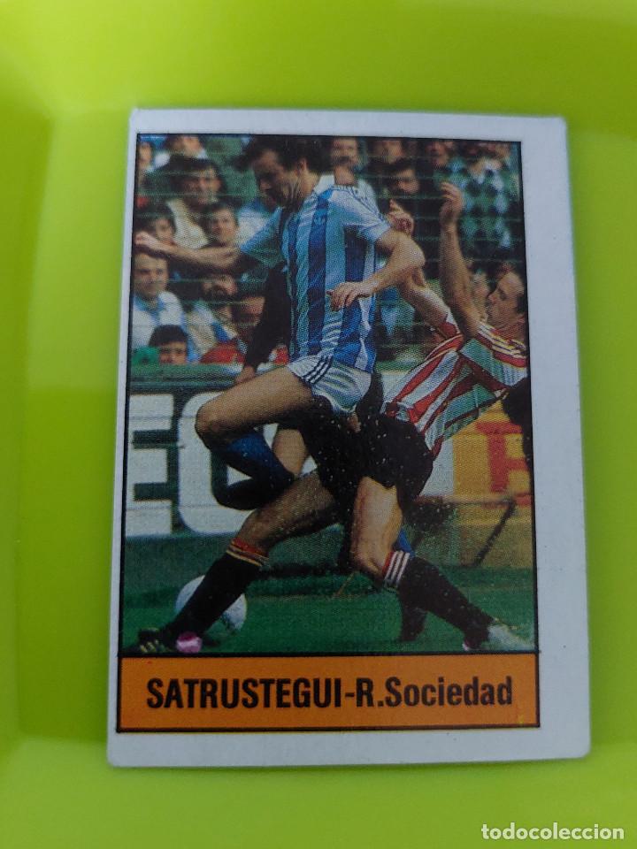 Cromos de f&uacute;tbol: SATRUSTEGUI REAL SOCIEDAD LISEL 1985 1986 CROMO FUTBOL LIGA 85 86 &ndash; NUEVO SIN PEGAR