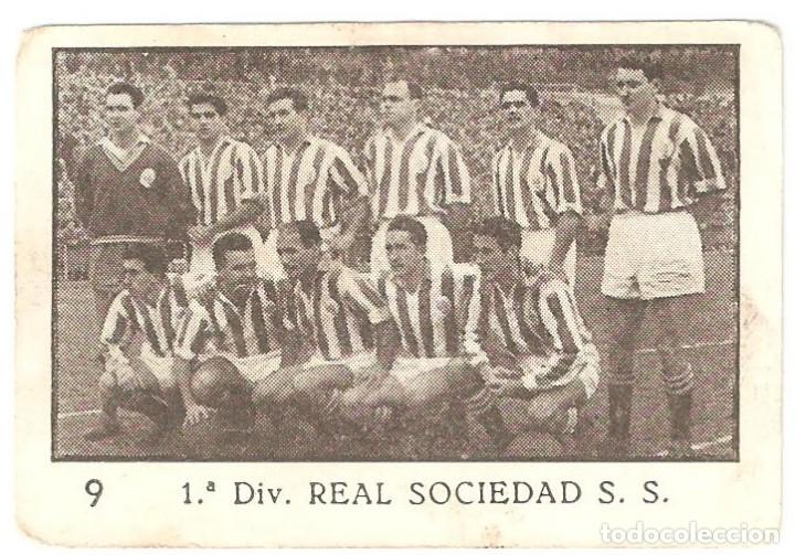 Cromos de Futebol: CROMO FUTBOL REAL SOCIEDAD S.S. LIGA 1955-56 A&Ntilde;O 1955-1956 6 X 4 CENTIMETROS
