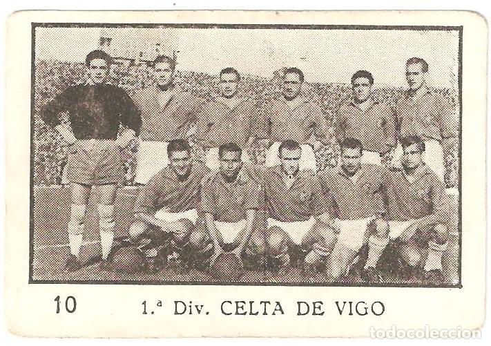 Cromos de F&uacute;tbol: CROMO FUTBOL CELTA DE VIGO LIGA 1955-56 A&Ntilde;O 1955-1956 6 X 4 CENTIMETROS