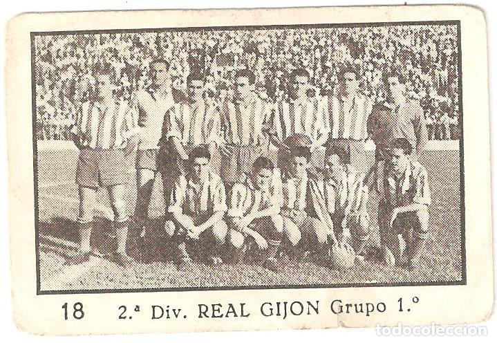 Cromos de Futebol: CROMO FUTBOL REAL GIJON LIGA 1955-56 2&ordm; DIVISION GRUPO 1 A&Ntilde;O 1955-1956 6 X 4 CENTIMETROS