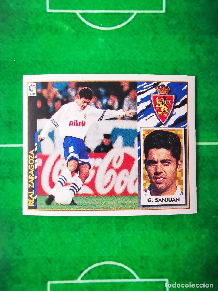 Fu&szlig;ball-Sticker: CROMO FUTBOL 97 98 SIN PEGAR LIGA ESTE 1997 1998 REAL ZARAGOZA GARCIA SANJUAN
