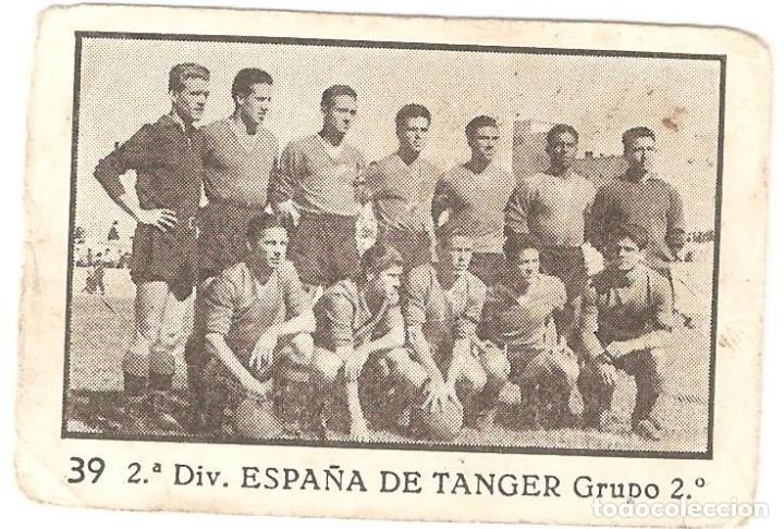 Cromos de Futebol: CROMO FUTBOL ESPA&Ntilde;A DE TANGER LIGA 1955-56 2&ordm; DIVISION GRUPO 2&ordm; A&Ntilde;O 1955-1956 6 X 4 CENTIMETROS