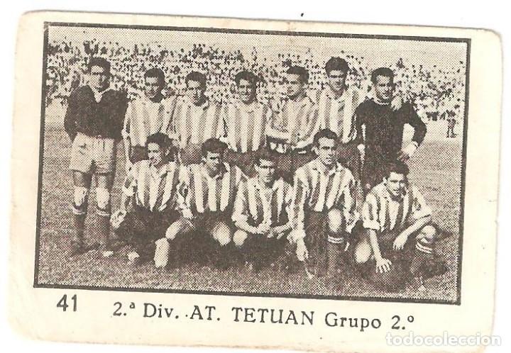 Cromos de Futebol: CROMO FUTBOL AT. TETUAN LIGA 1955-56 2&ordm; DIVISION GRUPO 2&ordm; A&Ntilde;O 1955-1956 6 X 4 CENTIMETROS