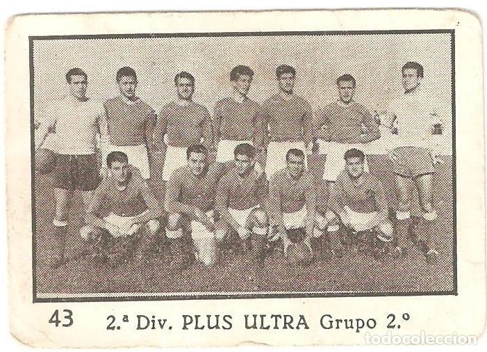 Cromos de Futebol: CROMO FUTBOL PLUS ULTRA LIGA 1955-56 2&ordm; DIVISION GRUPO 2&ordm; A&Ntilde;O 1955-1956 6 X 4 CENTIMETROS