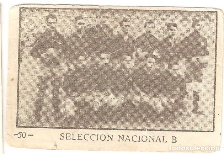 Cromos de Futebol: CROMO FUTBOL SELECCION NACIONAL B LIGA 1955-56 2&ordm; DIVISION GRUPO 2&ordm; A&Ntilde;O 1955-1956 6 X 4 CENTIMETROS