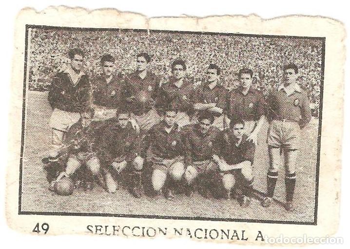 Cromos de Futebol: CROMO FUTBOL SELECCION NACIONAL A LIGA 1955-56 2&ordm; DIVISION GRUPO 2&ordm; A&Ntilde;O 1955-1956 6 X 4 CENTIMETROS