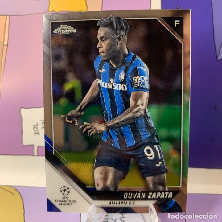 Cromos de F&uacute;tbol: DUVAN ZAPATA 83 - ATALANTA - TOPPS CHROME UCL CHAMPIONS LEAGUE SOCCER 21 22 - NUEVA