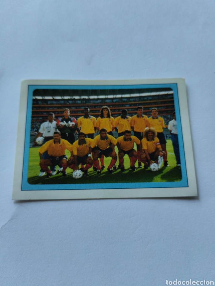 Cromos de F&uacute;tbol: 124 COLOMBIA ( FOTO PLANTILLA) CROMO MUNDIAL ESTADOS UNIDOS 94 EDICIONES ESTADIO USA 1994