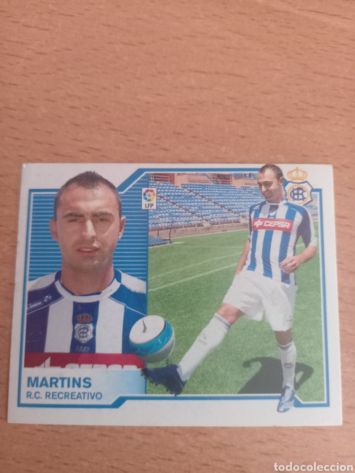 Cromos de F&uacute;tbol: Martins Recreativo de Huelva versi&oacute;n corregida liga 2007 2008 07 08 ediciones este