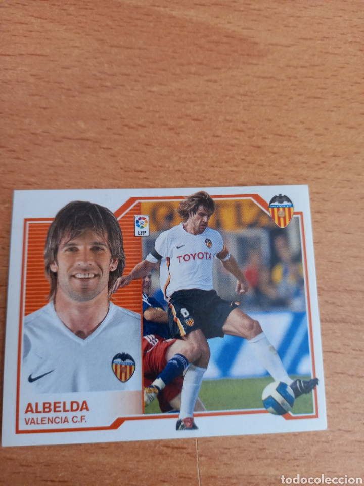 Cromos de F&uacute;tbol: Albelda Valencia liga 2007 2008 07 08 ediciones este