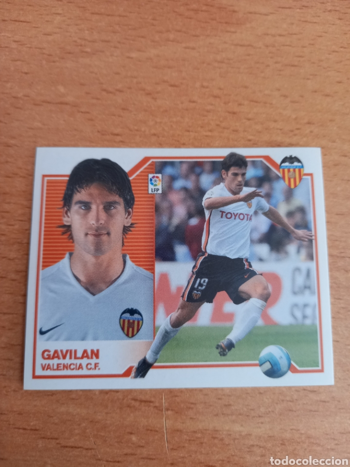 Fu&szlig;ball-Sticker: Gavil&aacute;n Valencia liga 2007 2008 07 08 ediciones este