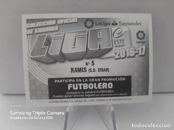 Cromos de f&uacute;tbol: RAMIS #5 SD EIBAR ESTE 2016-17 2016 2017 - Foto 2