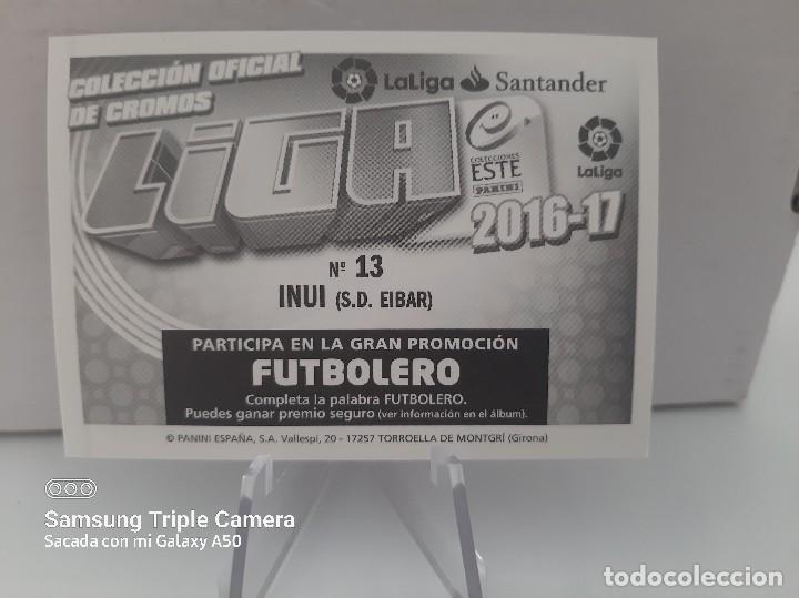 Cromos de f&uacute;tbol: INUI #13 SD EIBAR ESTE 2016-17 2016 2017 - Foto 2