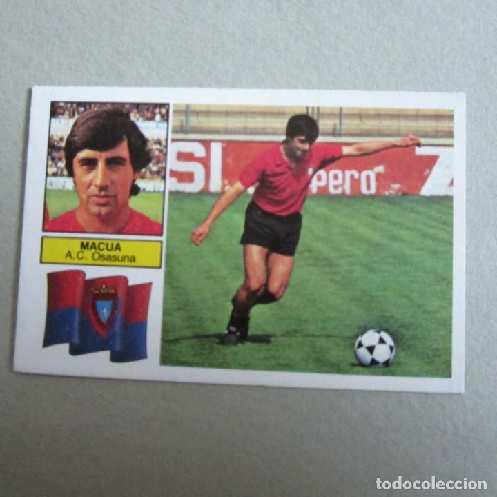 Cartes &agrave; collectionner de Football: MACUA.A.C.Osasuna.Cromo de futbol.Ediciones Este.Liga 82-83.Nunca pegado.