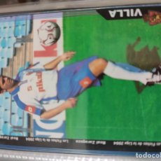 Cromos de Fútbol: 499 DAVID VILLA ROOKIE ZARAGOZA CROMOS MUNDICROMO FICHAS LIGA FUTBOL 2003 2004. Lote 358251345