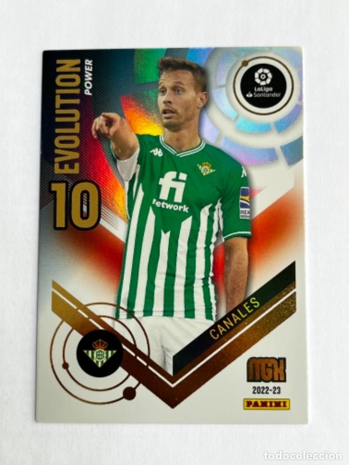 Cromos de f&uacute;tbol: 5. CROMO MEGACRACKS 2022-23 22-23 EVOLUTION POWER CANALES P377. PARALELA
