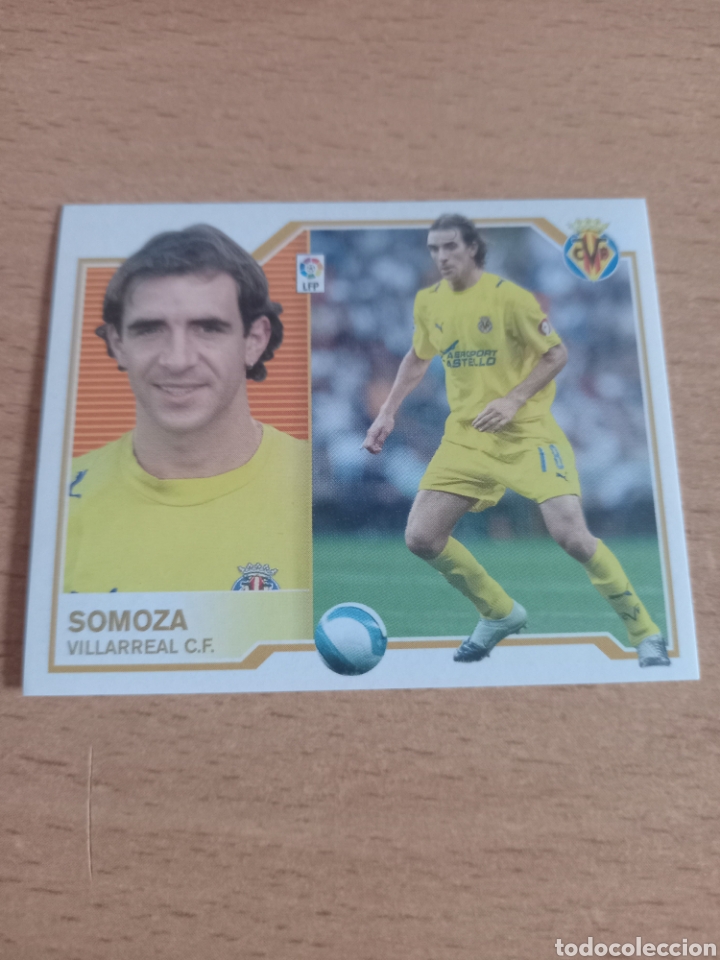 Cromos de f&uacute;tbol: Somoza baja Villarreal liga 2007 2008 07 08 ediciones este