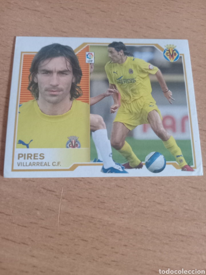 Cromos de f&uacute;tbol: Pires Villarreal liga 2007 2008 07 08 ediciones este