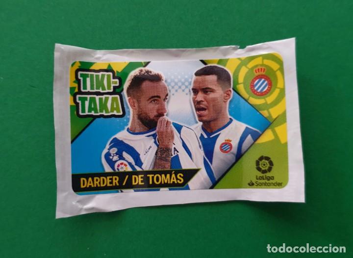Figurine di Calcio: DARDER / DE TOM&Aacute;S (TIKI-TAKA) - ESPANYOL - CHICLE LIGA ESTE 2022-23 - 22/23 (NUEVO)