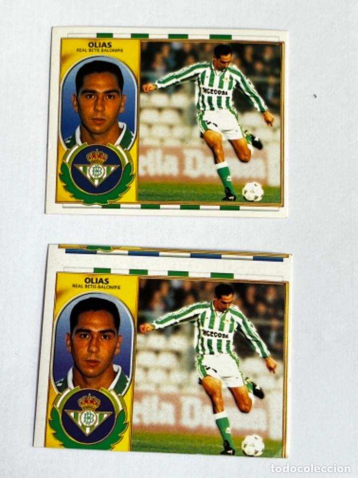 Cromos de f&uacute;tbol: 5. CROMO LIGA ESTE 1996-97 96-97 OL&Iacute;AS ERROR CORTE