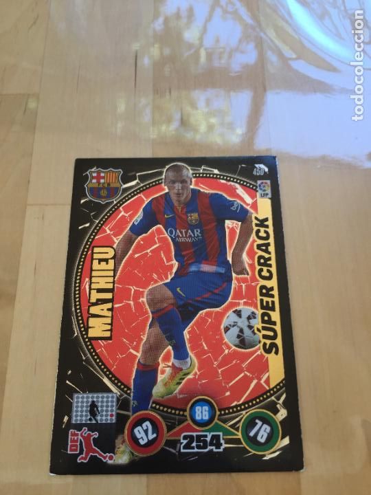 Cromos de f&uacute;tbol: Adrenalyn 2014- 2015 Mathieu S&uacute;per Crack - Foto 1