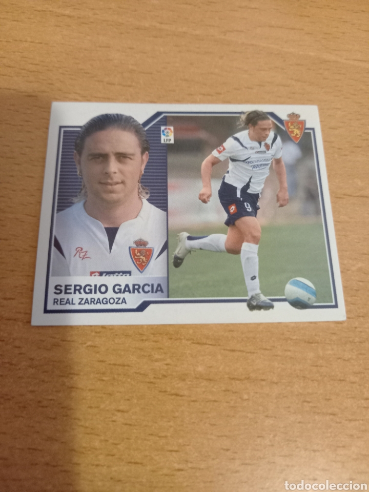 Cromos de f&uacute;tbol: Sergio Garc&iacute;a Real Zaragoza liga 2007 2008 07 08 ediciones este
