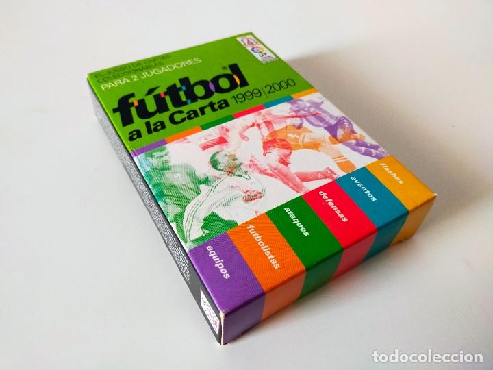 Cromos de F&uacute;tbol: FUTBOL A LA CARTA 1999/2000 - JUEGO DE CARTAS CON CROMOS DE FUTBOL(CAJA COMPLETA) - TALLER DE JUEGOS