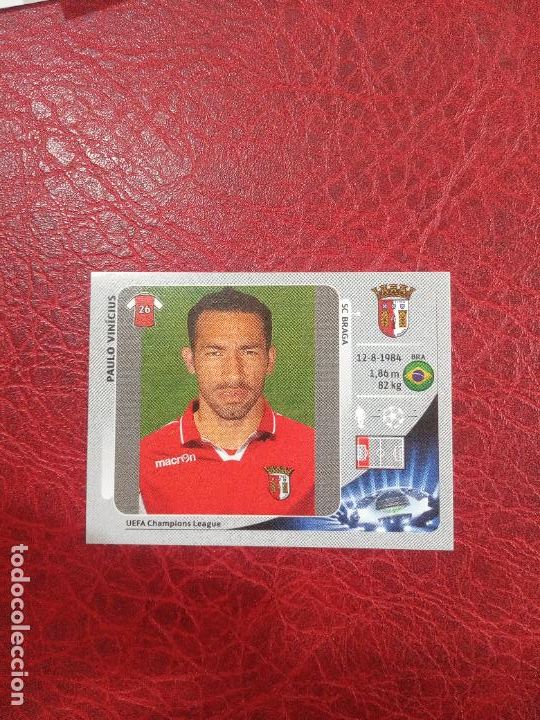 Cromos de F&uacute;tbol: VINICIUS BRAGA PANINI 2012 2013 CHAMPIONS FUTBOL CROMO 12 13 - SIN PEGAR - BL1 - 536