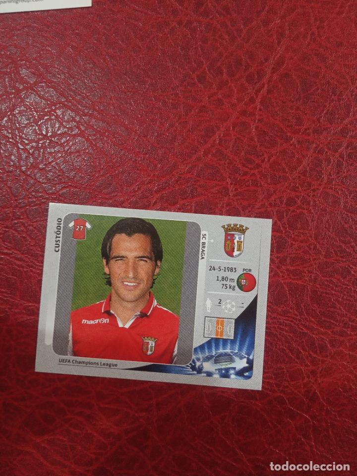 Cromos de F&uacute;tbol: CUSTODIO BRAGA PANINI 2012 2013 CHAMPIONS FUTBOL CROMO 12 13 - SIN PEGAR - BL1 - 542