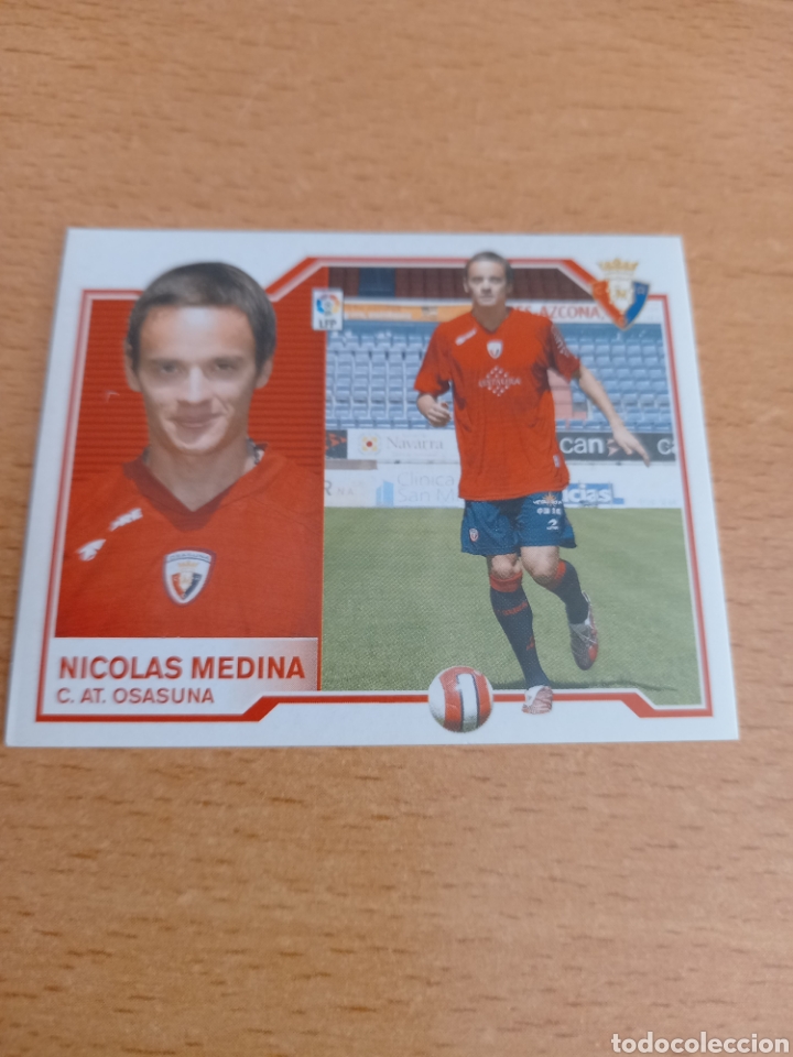 Cromos de f&uacute;tbol: Nicol&aacute;s Medina Osasuna fichaje 26 liga 2007 2008 07 08 ediciones este