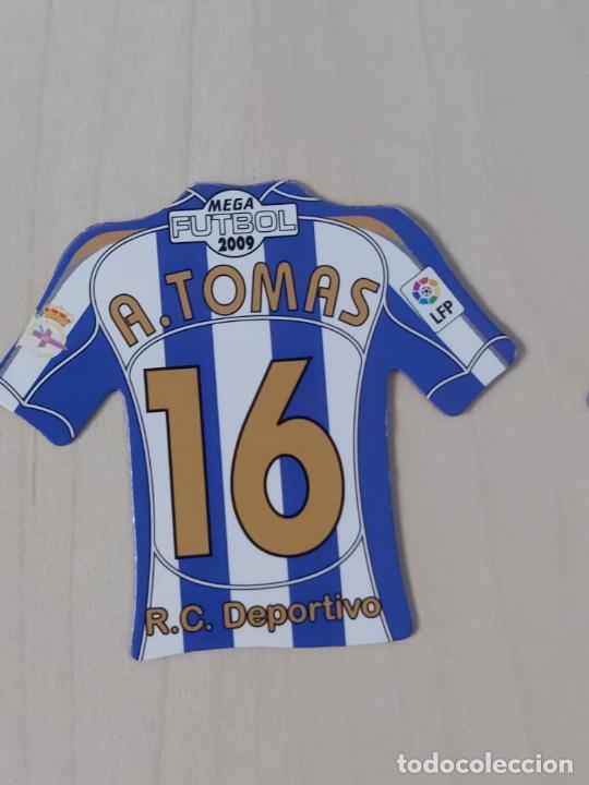 Cromos de Futebol: N&ordm; 16 ANTONIO TOMAS - MEGA FUTBOL MAGNETS IMAN LIGA 2009 - 08 09 - CAMISETA - DEPORTIVO DE LA CORU&Ntilde;A