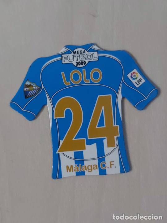Cromos de Futebol: N&ordm; 24 LOLO - MEGA FUTBOL MAGNETS IMAN LIGA 2009 - 08 09 - CAMISETA - MALAGA