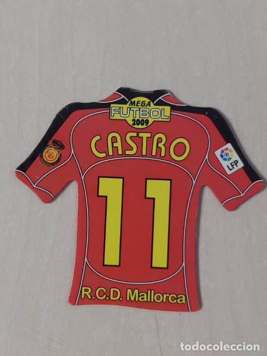 Fu&szlig;ball-Sticker: N&ordm; 11 CASTRO - MEGA FUTBOL MAGNETS IMAN LIGA 2009 - 08 09 - CAMISETA - MALLORCA