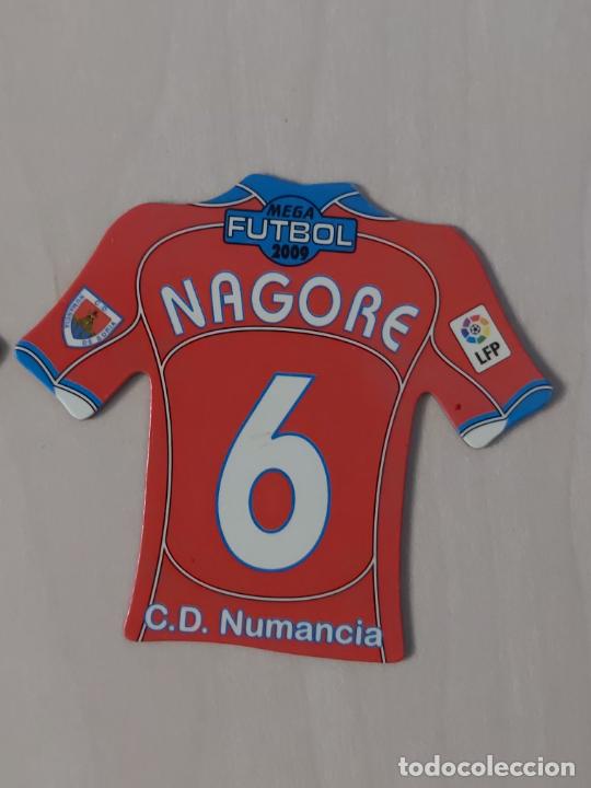 Cromos de Futebol: N&ordm; 6 NAGORE - MEGA FUTBOL MAGNETS IMAN LIGA 2009 - 08 09 - CAMISETA -NUMANCIA