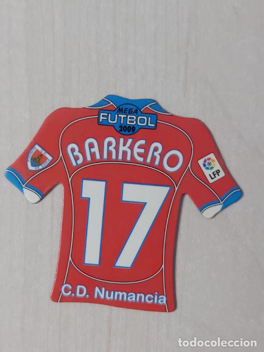 Figurine di Calcio: N&ordm; 17 BARKERO - MEGA FUTBOL MAGNETS IMAN LIGA 2009 - 08 09 - CAMISETA -NUMANCIA