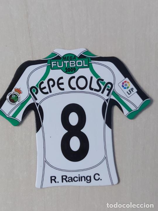 Figurine di Calcio: N&ordm; 8 PEPE COLSA - MEGA FUTBOL MAGNETS IMAN LIGA 2009 - 08 09 - CAMISETA - RACING SANTANDER
