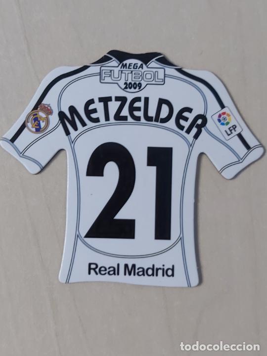 Figurine di Calcio: N&ordm; 21 METZELDER - MEGA FUTBOL MAGNETS IMAN LIGA 2009 - 08 09 - CAMISETA - REAL MADRID