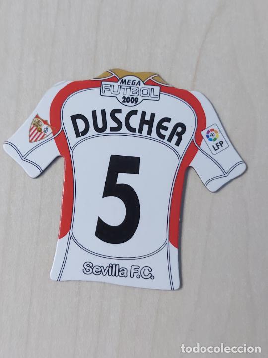 Fu&szlig;ball-Sticker: N&ordm; 5 DUSCHER - MEGA FUTBOL MAGNETS IMAN LIGA 2009 - 08 09 - CAMISETA - SEVILLA