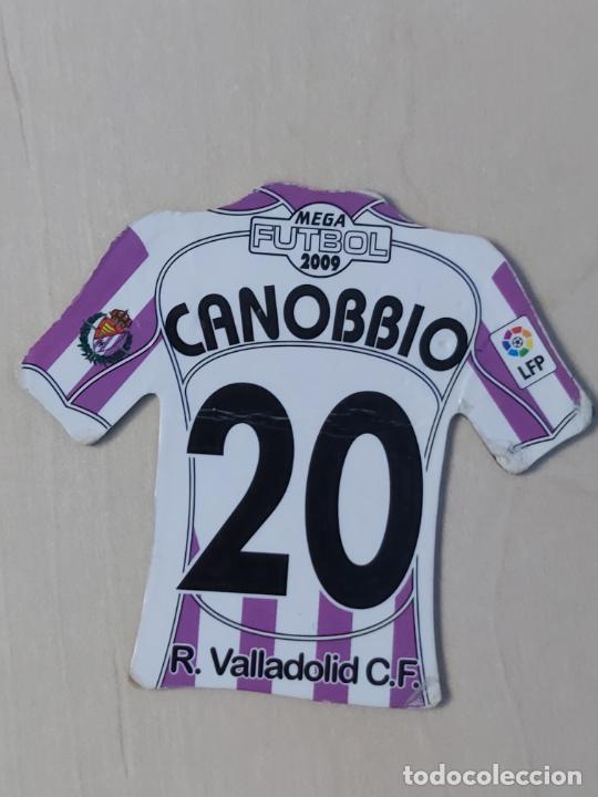 Fu&szlig;ball-Sticker: N&ordm; 20 CANOBBIO - MEGA FUTBOL MAGNETS IMAN LIGA 2009 - 08 09 - CAMISETA - REAL VALLADOLID