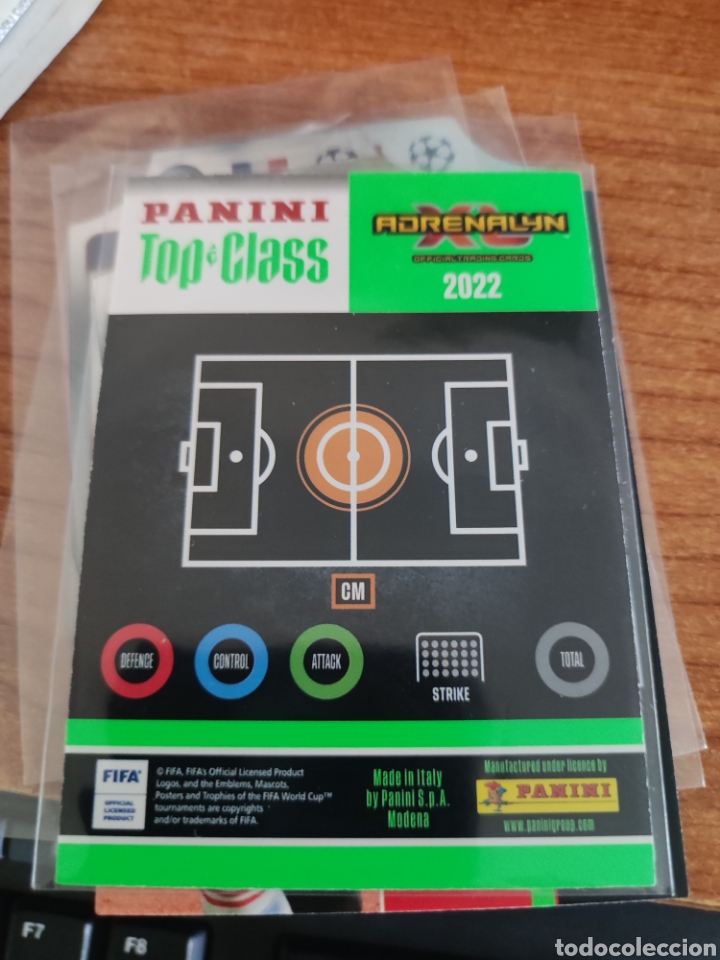 Cromos de f&uacute;tbol: MODRIC TOP CLASS ADRENALYN TOP MIDFIELDER - Foto 2