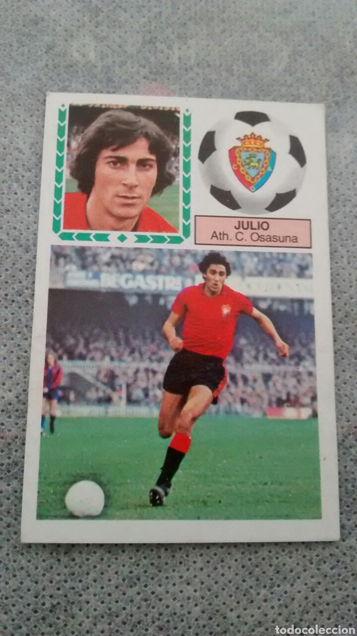 Cromos de f&uacute;tbol: JULIO, OSASUNA, ESTE 83 84 - Foto 1