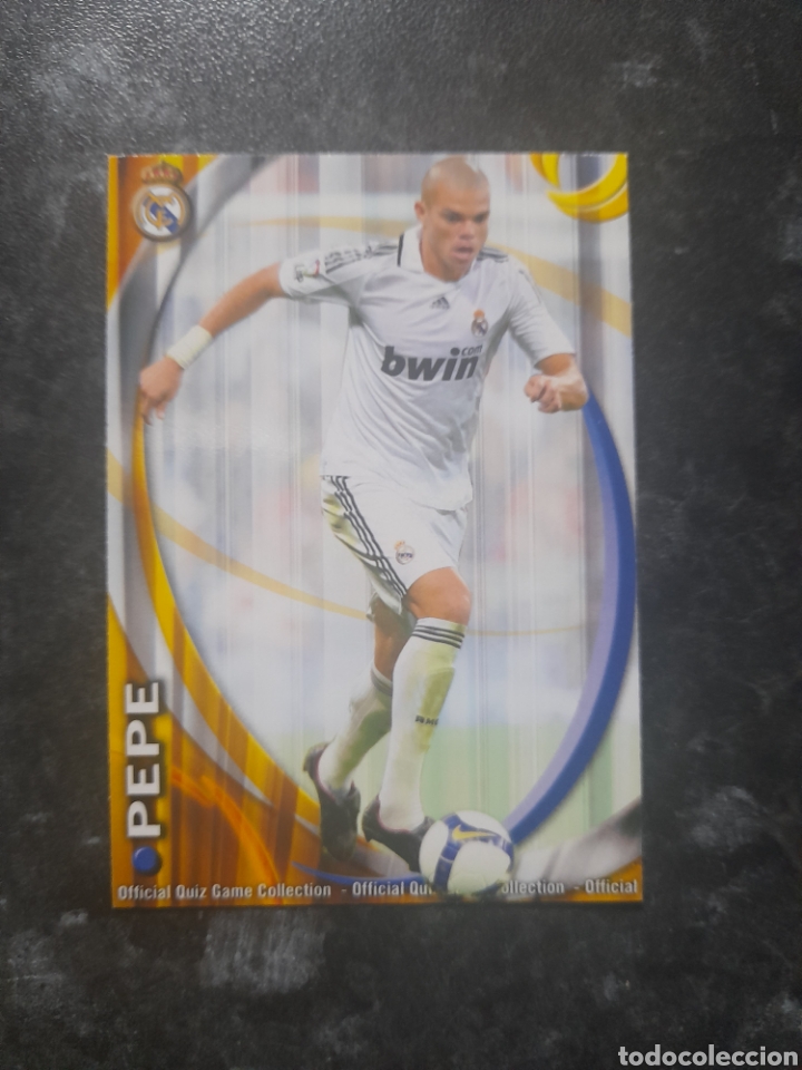 Fu&szlig;ball-Sticker: N&deg;34 Pepe Corregido Mundicromo 2010/2011