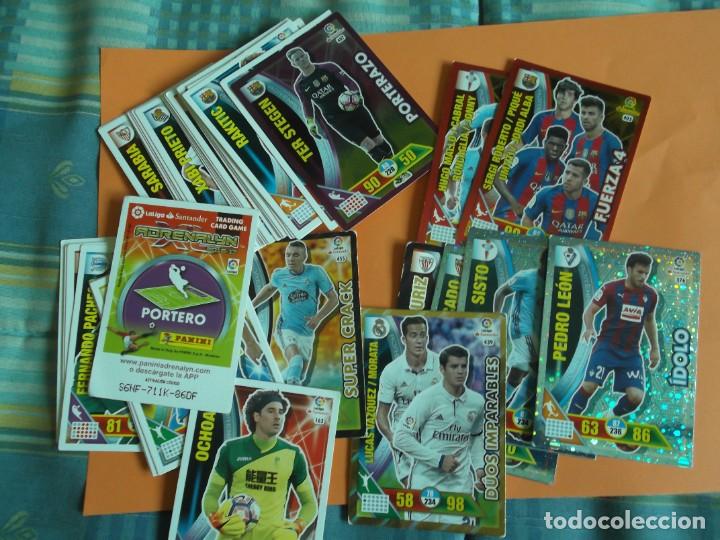 Figurine di Calcio: 41 FICHAS FUTBOL PANINI ANDRENALYN 2016.-17
