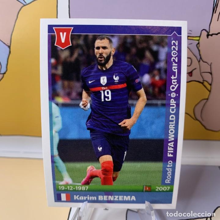Cromos de F&uacute;tbol: BENZEMA 221 STICKER - FRANCIA - PANINI ROAD TO WORLD CUP QATAR 21 22 NUEVA