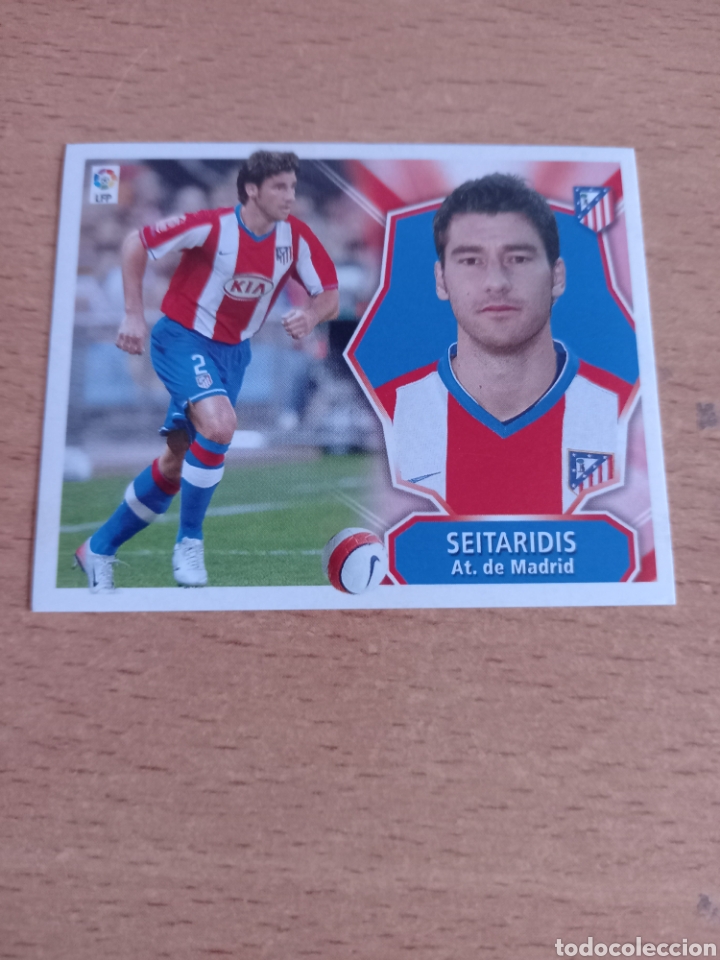 Fu&szlig;ball-Sticker: Seitaridis Atl&eacute;tico de Madrid liga 2008 2009 08 09 ediciones este